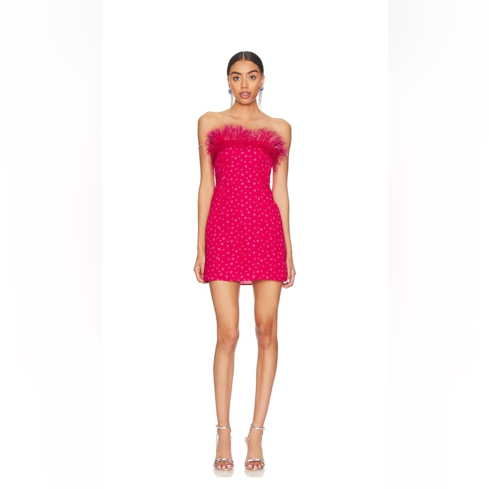Revolve Maisey Mini Dress - Hot Pink